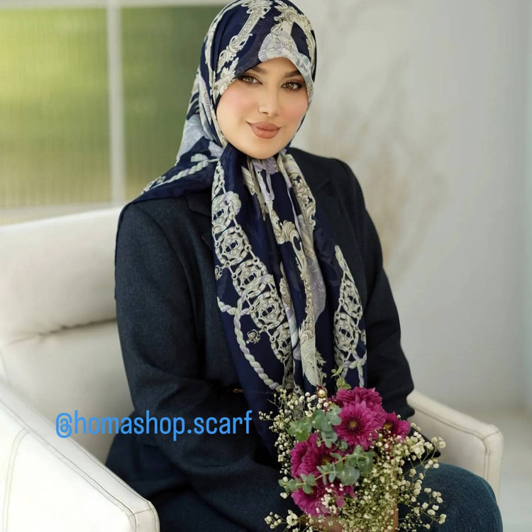 روسری نخ کتان تابستانه