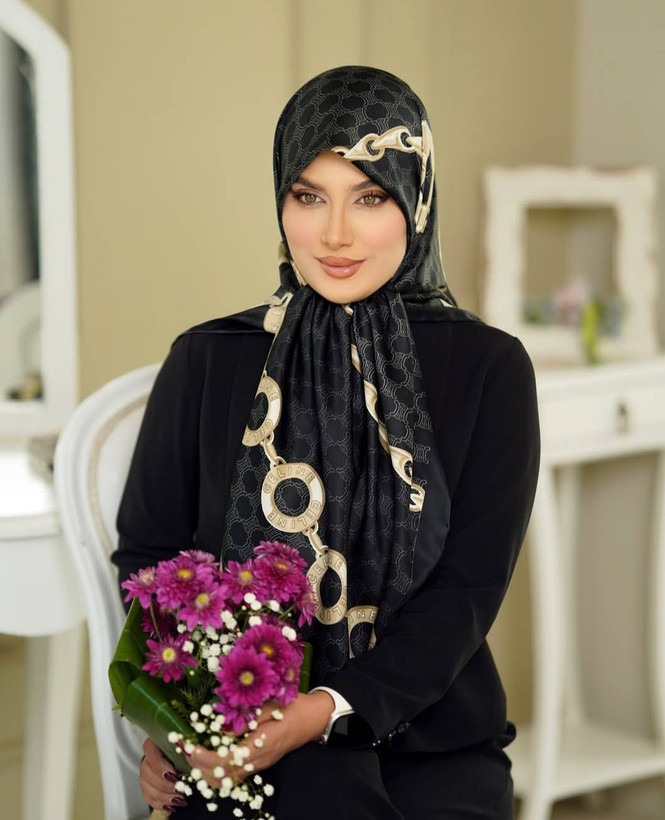 روسری ابریشم توییل (مجلسی)