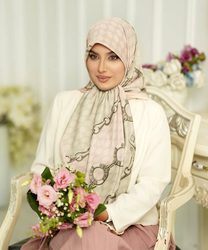روسری ابریشم توییل (مجلسی)