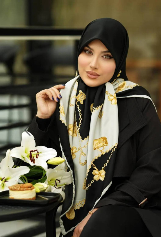 روسری ابریشم توییل {مجلسی}