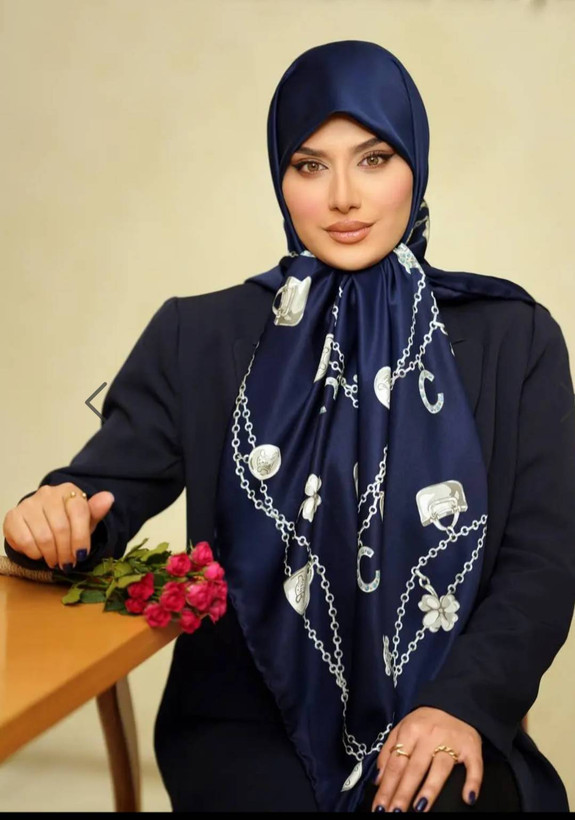 روسری ابریشم توییل {مجلسی}