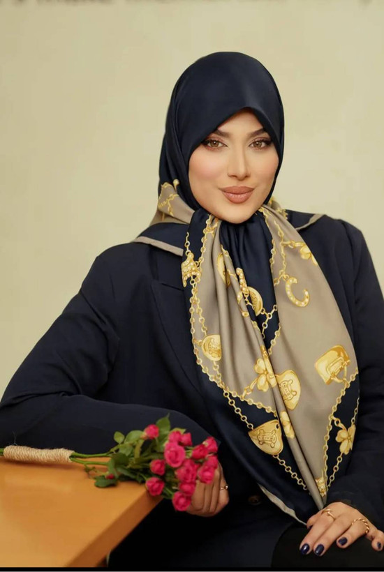 روسری ابریشم توییل {مجلسی}