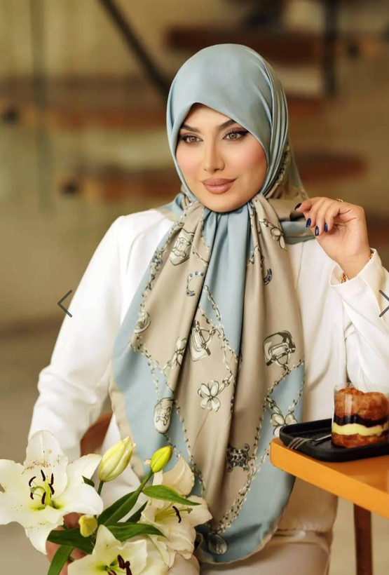 روسری ابریشم توییل {مجلسی}