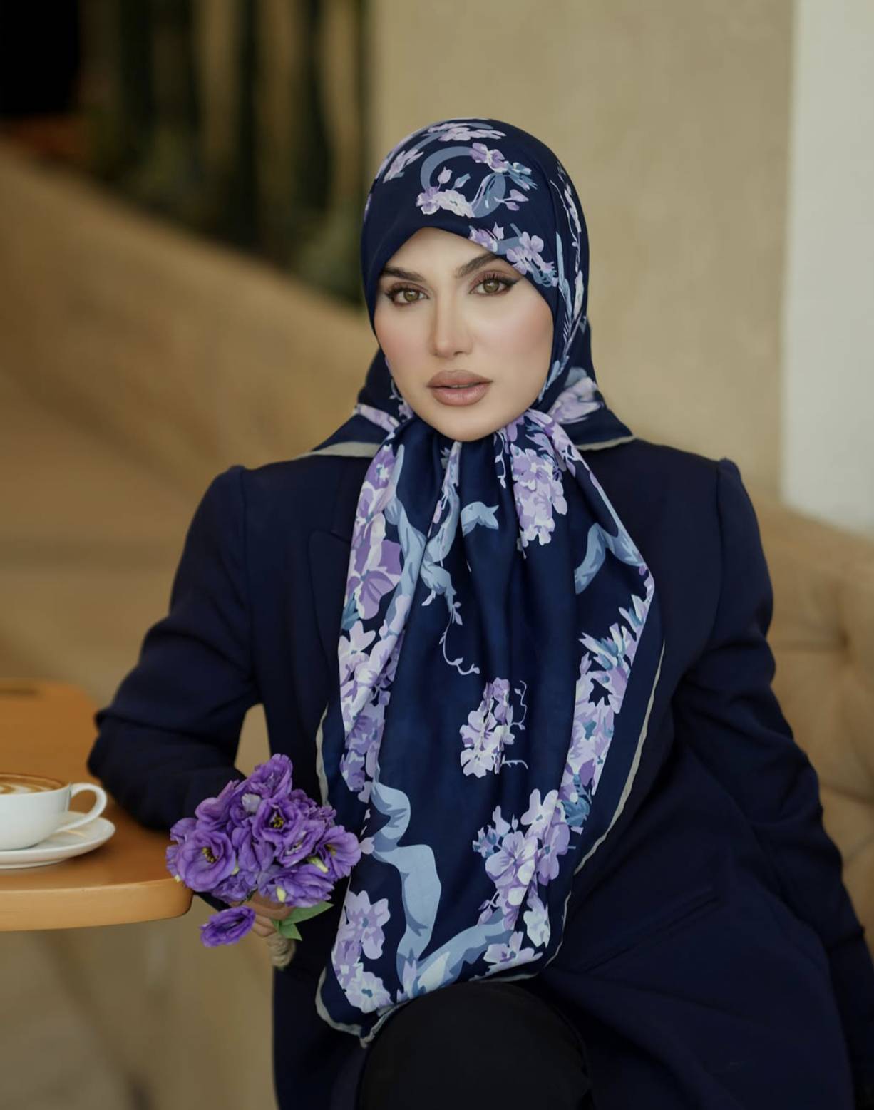 روسری نخ وال ترک